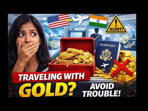 Carrying Gold Jewellery from the USA to India